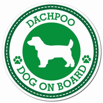 DACHPOO ダップー グリーン 肉球 カーサイン 車 マグネットステッカー 犬 マグネット 強力 直径13cm 丸型 おしゃれ かわいい ドラレコステッカー 安全対策 危険運転 煽り運転 アニマル 動物 犬種別 屋外 防水 屋内 肉球マーク