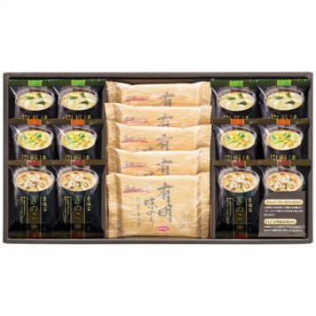 【送料無料・包装無料・のし無料】フリーズドライみそ汁&有明味のりセット NF-CO(A3) ギフト 敬老の日 入学祝い 卒業祝い 就職祝い 結婚祝い 誕生日 出産祝い 引越祝い 香典返し 新盆 初盆 御礼 お中元 内祝い 快気祝い ご挨拶 志 法事