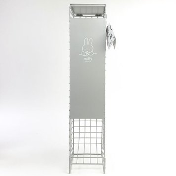 MIFFY ミッフィー Dick Bruna トイレットペーパーストッカー 5ロール トイレ モノトーン シンプル お顔 ホルダー グレー
