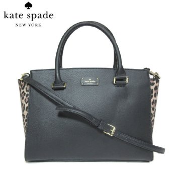 ケイト・スペード アウトレット kate spade トートバッグ WKRU5402 lana / grove street leopard レザー レオパード柄 2WAY トート blackmulti(006):ブラック×マルチカラー【RCP】【0815楽天カード分割】【レディース】【s-mail03】
