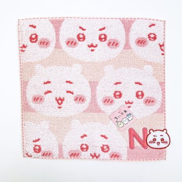 ちいかわ イニシャル タオルハンカチ(N)
