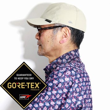 Gottmann キャップ ゴアテックス メンズ 帽子 オールシーズン 6方キャップ GORE-TEX 大きいサイズ 春 夏 秋 冬 ゴットマン CAP 58cm 60cm 62cm 64cm ブルガリア製 ライトベージュ 父の日 ギフト プレゼント 帽子通販 男性 敬老の日