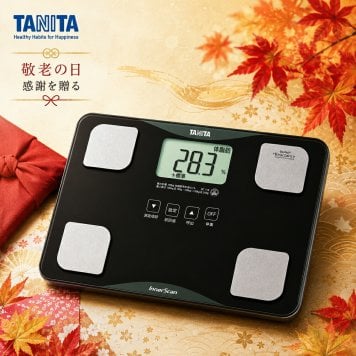  敬老の日2026 体組成計 インナースキャン タニタ KR6-0005-02 ブラウン 人気商品 プレゼント ちょうどいい品物 ええもの広場 ばあちゃん じいちゃん   自宅 プレゼント 成人式 お誕生日 健康 父 母 「乗るピタ機能（自動認識機能）」を搭載。