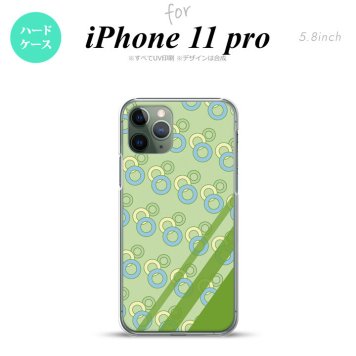 iPhone11Pro iPhone11 Pro スマホケース ハードケース 丸 緑 メンズ レディース nk-i11p-1662