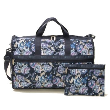 レスポートサック LeSportsac バッグ LARGE WEEKENDER 7185 E142 ラージウィークエンダー 2way ショルダー ボストンバッグ NIGHT BLOOMS BLUE フラワー柄ネイビー系