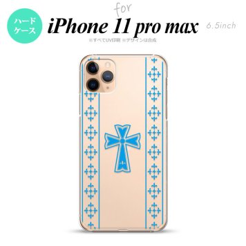 iPhone11ProMax iPhone11pro max スマホケース ハードケース ゴシック クリア 水色 メンズ レディース nk-i11pm-1006