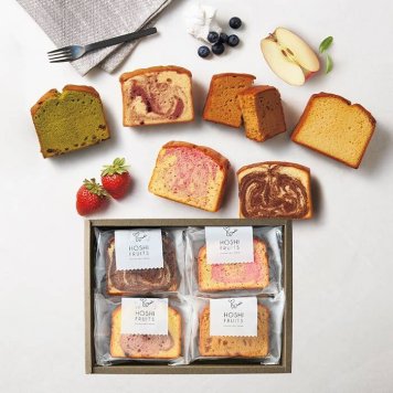 ホシフルーツ 果実のしっとりパウンドケーキ 4個 〈HFKP-005〉 出産内祝い 結婚内祝い お返し ギフト