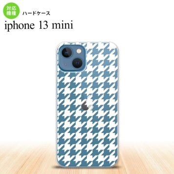 iPhone13mini iPhone13 mini ケース ハードケース 千鳥 格子 大 白 クリア  nk-i13m-929