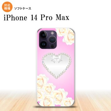 iPhone14 ProMax iPhone14 Pro Max スマホケース 背面ケースソフトケース ハート D ピンク 2022年 9月発売 nk-i14pm-tp234