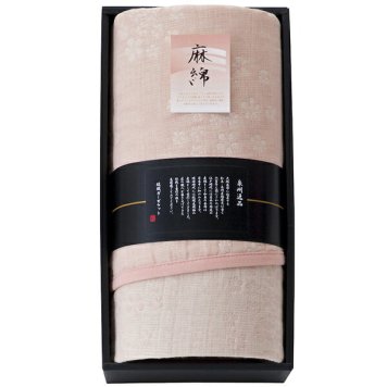 泉州逸品 麻混五重織ガーゼケット IP-121 中杉 内祝い お祝い 出産祝い 結婚祝い お供え 粗供養 満中陰志 香典返し お返し お礼 快気祝い お見舞い 挨拶 法事 お彼岸 敬老の日 ギフト プレゼント 粗品 景品 手土産