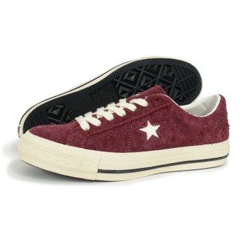 コンバース CONVERSE スニーカー メンズ レディース ローカット ワンスター エイジド スエード バーガンディー  ONE STAR AGED SUEDE AG