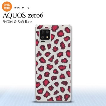SHG04 SHG04 ZERO6 AQUOS zero6 スマホケース ソフトケース 豹柄 A ピンク メンズ レディース nk-zero6-tp028
