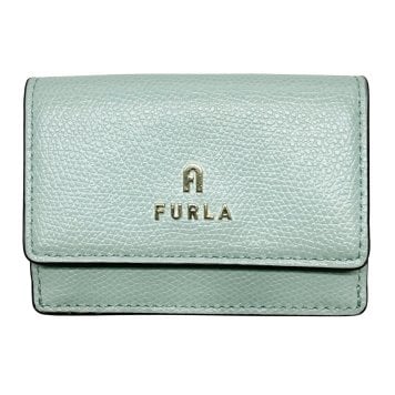 フルラ FURLA 財布 三つ折り財布 小銭入れ付き 折りたたみ財布 WP00318 ARE000 1870S CAMELIA S COMPACT WALLET TRIFOLD カメリア ミニ財布 レディース MINTY MARSHMALLOW ライトブルー系+ホワイト系