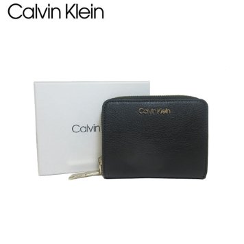 カルバン クライン アウトレット Calvin Klein 財布 K60K605689-BDS フェイクレザー ENFOLD MED ZIP W/FLAP 両開き財布 BLACK 