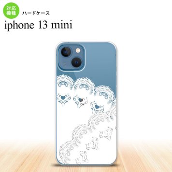 iPhone13mini iPhone13 mini ケース ハードケース レース B 白  nk-i13m-725