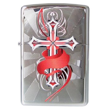 ZIPPO ジッポー ライター CROSS WITH WINGS クロスウィズウィングス 28526 #28526 アウトドア レジャースポーツ