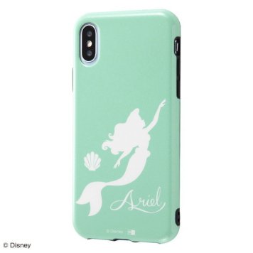 iPhone XS 『ディズニーキャラクター』/TPUソフトケース 耐衝撃 Light Pastel/アリエル ※送料無料(ポスト投函)