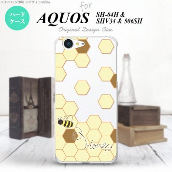 【SH04H】【スマホケース/スマホカバー】【アクオス ゼータ】SH04H スマホケース AQUOS ZETA SH04H カバー アクオス ゼータ ハニー クリア×茶 nk-sh04h-1688【メール便送料無料】