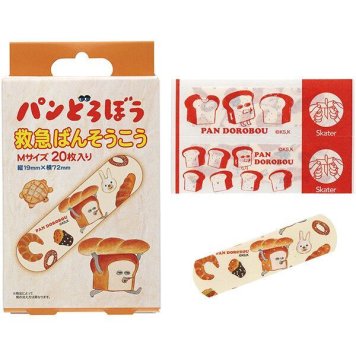 パンどろぼう 救急絆創膏(ばんそうこう) スケーター ※送料無料(ポスト投函)