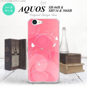 【SH04H】【スマホケース/スマホカバー】【アクオス ゼータ】SH04H スマホケース AQUOS ZETA SH04H カバー アクオス ゼータ バタフライ・蝶（A） ピンク nk-sh04h-202【メール便送料無料】