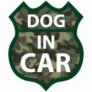 DOG IN CAR ステッカー 迷彩 ルート66 愛犬車用グッズ カーステッカー シール sticker 安全対策 あおり運転 かっこいい おしゃれ かわいい 車ステッカー ステッカー 車 サインステッカー ドライブ 防水 屋外 屋内 カーサイン