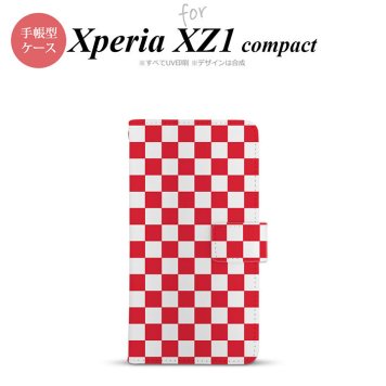 【手帳型 スマホ カバー ケース】【SO02K】【エクスペリア XZ1】手帳型 ケース SO-02K スマホ カバー Xperia XZ1 Compact エクスペリア スクエア 赤 nk-004s-so02k-dr033【メール便送料無料】
