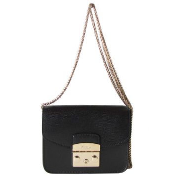 フルラ FURLA メトロポリス クロスボディー ミニ ショルダーバッグ NERO ブラック 820676 送別会 誕生日 お中元 敬老の日 結婚祝い 結婚式 高級 父の日 母の日 即日発送