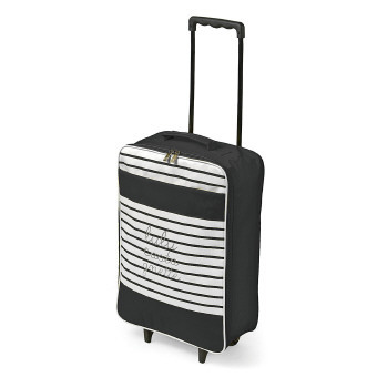 LuluCastagnette キャリーケース 折りたたみタイプ A/ブラック 15-5019-10 景品 記念品 粗品 ノベルティ 名入れ 御挨拶 ご挨拶