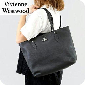 ヴィヴィアン ウエストウッド トートバッグ レディース ブランド Vivienne Westwood 4D010002U L008V N401 ブラック ビビアン