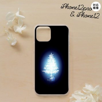 iPhone12/iPhone12pro iPhone12 / iPhone12pro スマホケース ソフトケース ツリー 青 メンズ レディース nk-i12-tp624