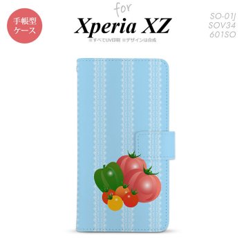 【手帳型 スマホ カバー ケース】【SO01J】【エクスペリア XZ 】手帳型 ケース SO-01J スマホ カバー XPERIA XZ エクスペリア トマト nk-004s-so01j-dr666【メール便送料無料】