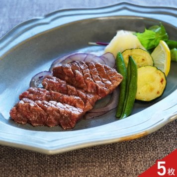 近江牛 モモ肉 スリット ミニステーキ ギフト 5枚入 牛肉 冷凍 ステーキ肉 スリット入り