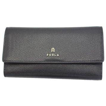 フルラ　FURLA　　長財布　WP00228 AX0732　ブラック　レザー　MAGNOLIA (XL) BIFOLD　マグノリア　XL　ビルフォード　ロングウォレット　長札入れ