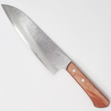 包丁 保津川三徳 18cm 日本製 ほうちょう 三徳包丁 キッチン 肉 野菜 魚 果物 万能 切れ味 有限会社義定刃物 京都府