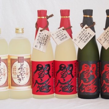 豪華麦焼酎 熟成麦焼酎閻魔2本 全量麹仕込黒閻魔2本 熟成麦夢のひととき2本(大分県)720ml×6本