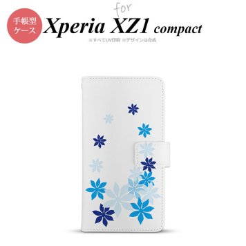 【手帳型 スマホ カバー ケース】【SO02K】【エクスペリア XZ1】手帳型 ケース SO-02K スマホ カバー Xperia XZ1 Compact エクスペリア ティアレ 青 nk-004s-so02k-dr1079【メール便送料無料】