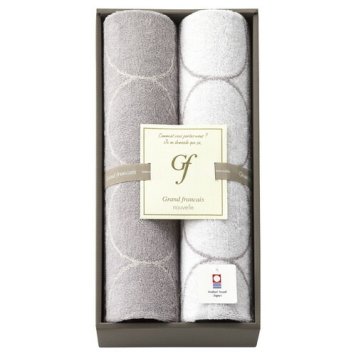 【送料無料・包装無料・のし無料】グランフランセヌーベル 今治フェイスタオル2P GFN10401(B4) ギフト 敬老の日 入学祝い 卒業祝い 就職祝い 結婚祝い 誕生日 出産祝い 引越祝い 香典返し 新盆 初盆 御礼 お中元 内祝い 快気祝い ご挨拶 志 法事