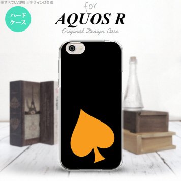【SH03J】【スマホケース/スマホカバー】【アクオス R】SH03J スマホケース AQUOS R SH-03J カバー アクオス R トランプ(スペード)  nk-sh03j-544【メール便送料無料】