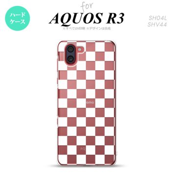 SH-04L SHV44 R3 AQUOS R3 スマホケース カバー スクエア 白 nk-r3-034
