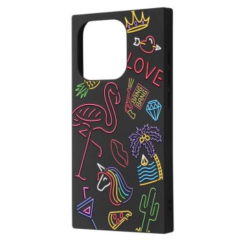 iPhone 15 Pro / オリジナル / ソフトケース KAKU / ネオンサイン ※送料無料(ポスト投函)