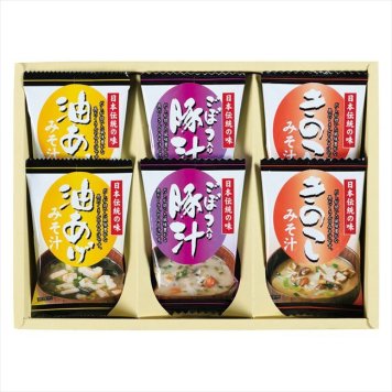  フリーズドライ「お味噌汁三種の味詰合せ」  KF-AE  内祝 内祝い お祝 御祝 記念品 出産内祝い プレゼント 快気祝い 粗供養 引出物