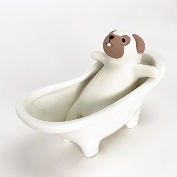 ねむねむアニマルズ 加湿器 バスタブ加湿器 ハナ パグ 犬 ルーム用品 インテリア ウィンター