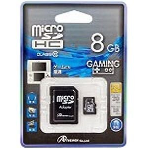 アンサー microSD 8GB (SDカードアダプタ付) class10 ANS-MSD8G