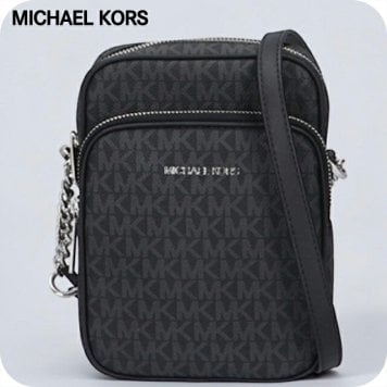 マイケルコース ショルダーバッグ レディース アウトレットブランド MICHAEL KORS ジェットセット トラベル 35F1STVC2B-BK BLACK