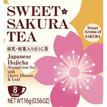 ティーブティック スイートサクラティー ほうじ茶 8袋 [26-0557-138] 52152 日本茶 フレーバーティー 桜花 桜葉 国産茶葉 個包装 ティーバッグ プチギフト 贈り物 プレゼント 内祝い