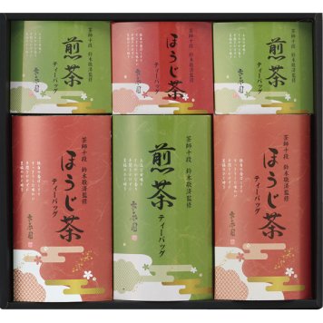 茶師十段鈴木敬済監修 煎茶 ほうじ茶ティーバッグ詰合せ [26-2900-077] STB-CE 日本茶 緑茶 茶葉 ティーパック セット お返し 内祝い お祝い お歳暮 お中元 ギフト