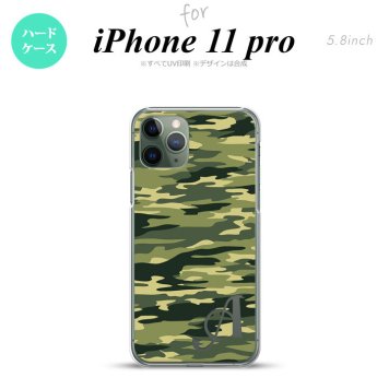 iPhone11Pro iPhone11 Pro スマホケース ハードケース タイガー 迷彩 A 緑 +アルファベット メンズ レディース nk-i11p-1172i