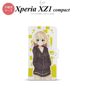 【手帳型 スマホ カバー ケース】【SO02K】【エクスペリア XZ1】手帳型 ケース SO-02K スマホ カバー Xperia XZ1 Compact エクスペリア キャラA 黄 nk-004s-so02k-dr1323【メール便送料無料】