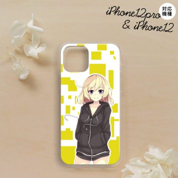 iPhone12/iPhone12pro iPhone12 / iPhone12pro スマホケース ソフトケース 女の子 A 黄 メンズ レディース nk-i12-tp1323