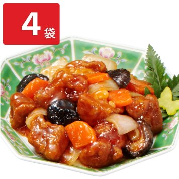 蘭蘭酒家 酢豚 4袋 惣菜 冷凍 中華料理 あたためるだけ 中華 簡単 肉料理 時短 簡単調理 湯煎 中華惣菜 具沢山